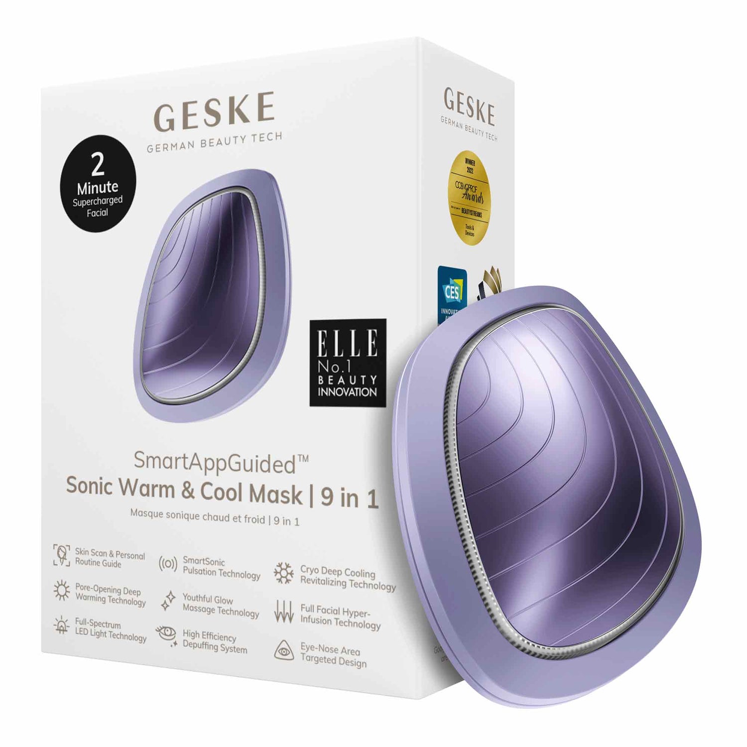 Sonic Warm & Cool Mask - 9 em 1 - Purple