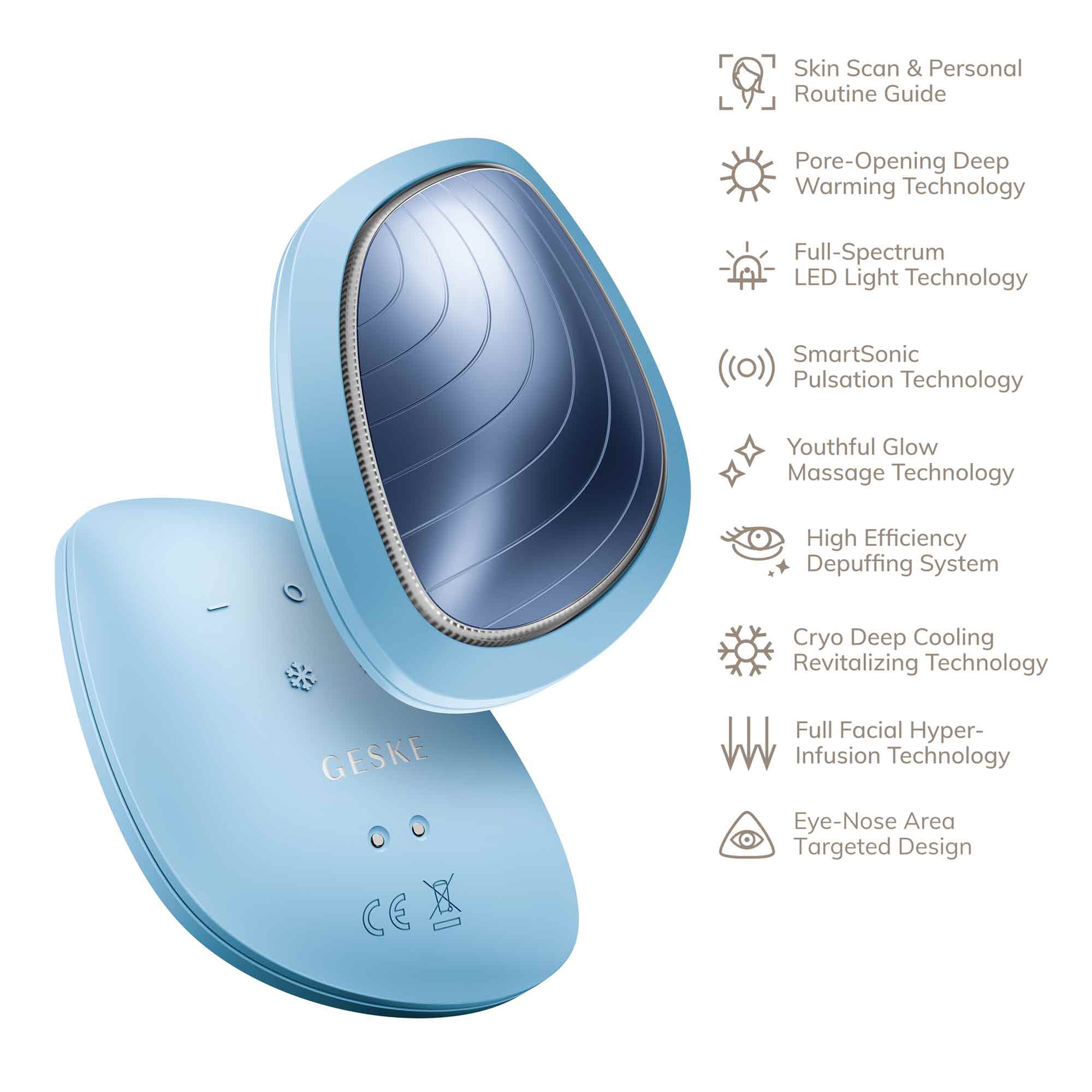 Sonic Warm & Cool Mask - 9 em 1 - Aquamarine