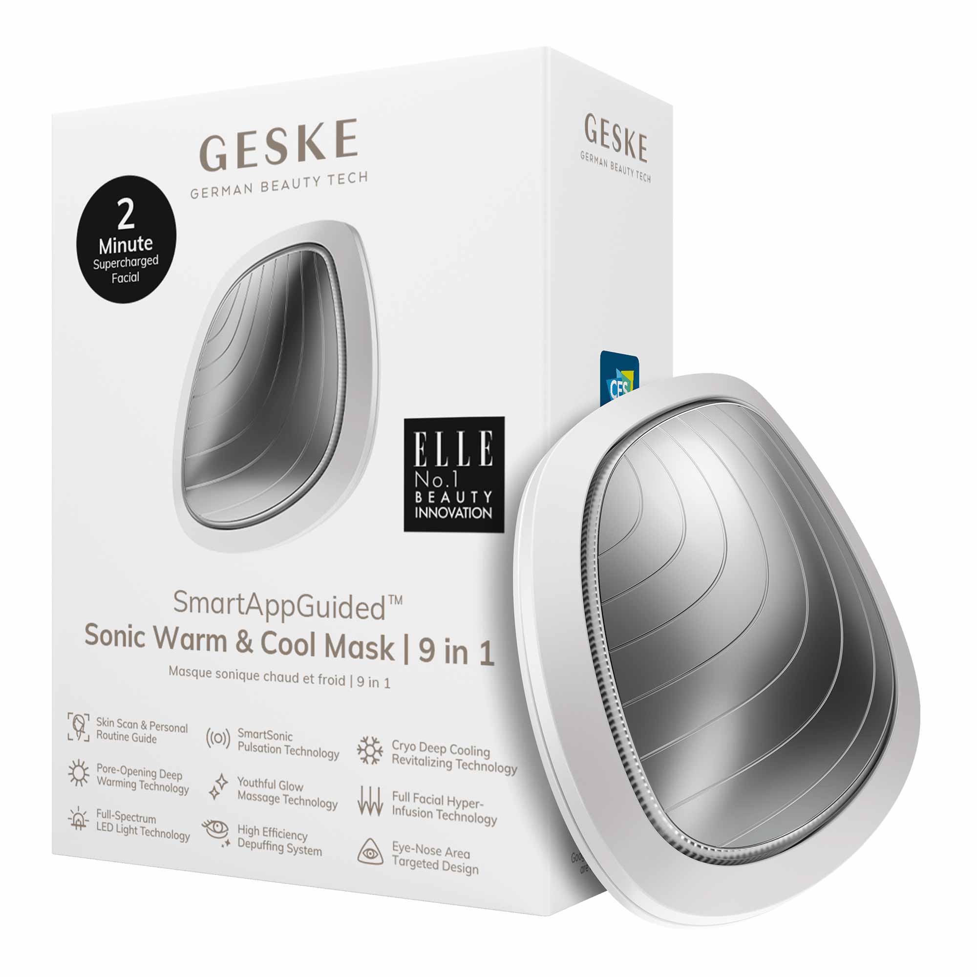 Sonic Warm & Cool Mask - 9 em 1 - White