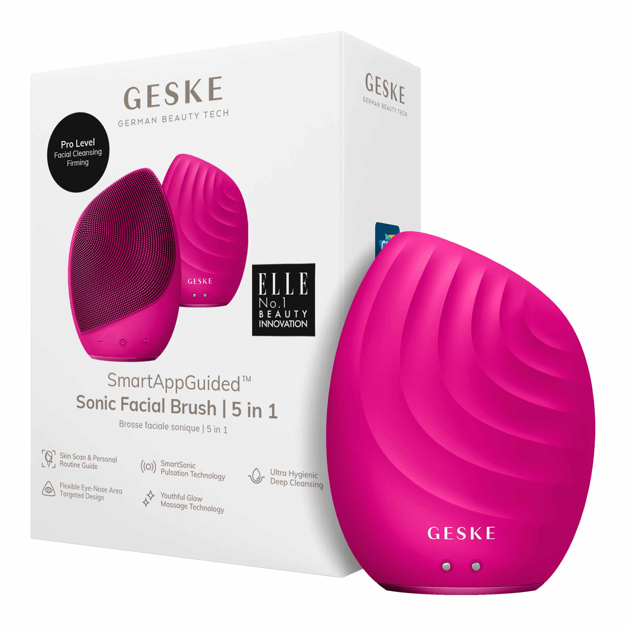 Sonic Facial Brush 5 em 1 Magenta