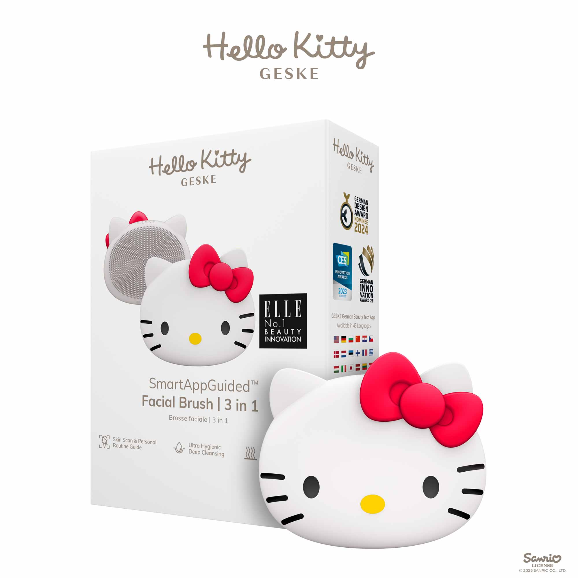 Cepillo facial 3 en 1 Hello Kitty Starlight