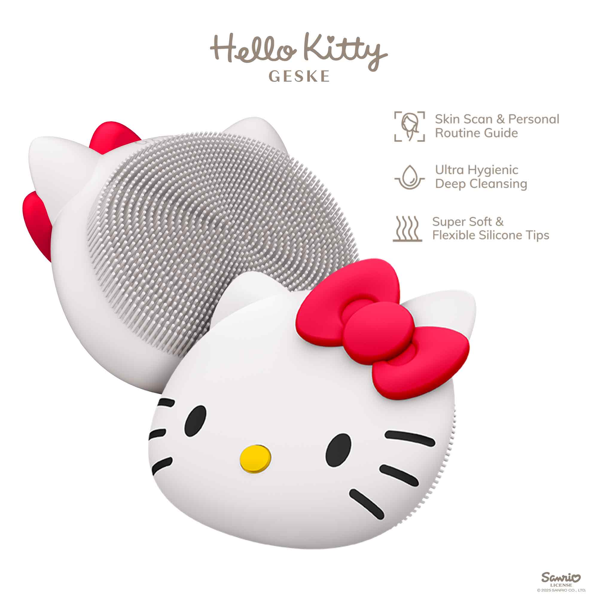 Cepillo facial 3 en 1 Hello Kitty Starlight
