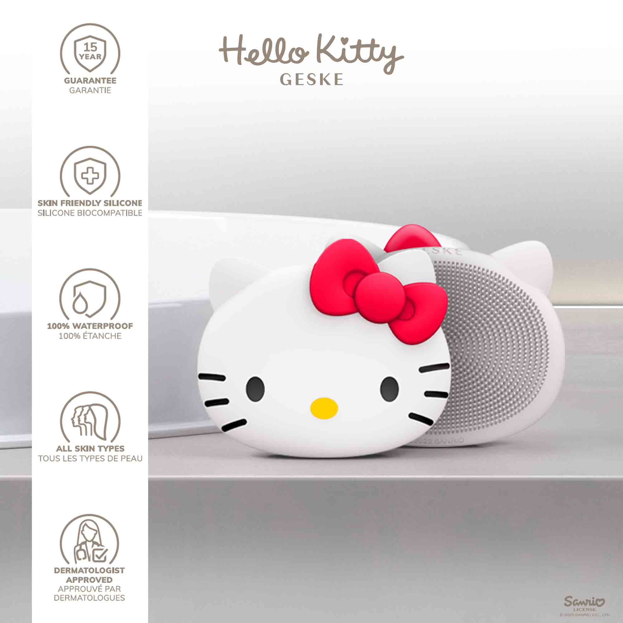 Cepillo facial 3 en 1 Hello Kitty Starlight