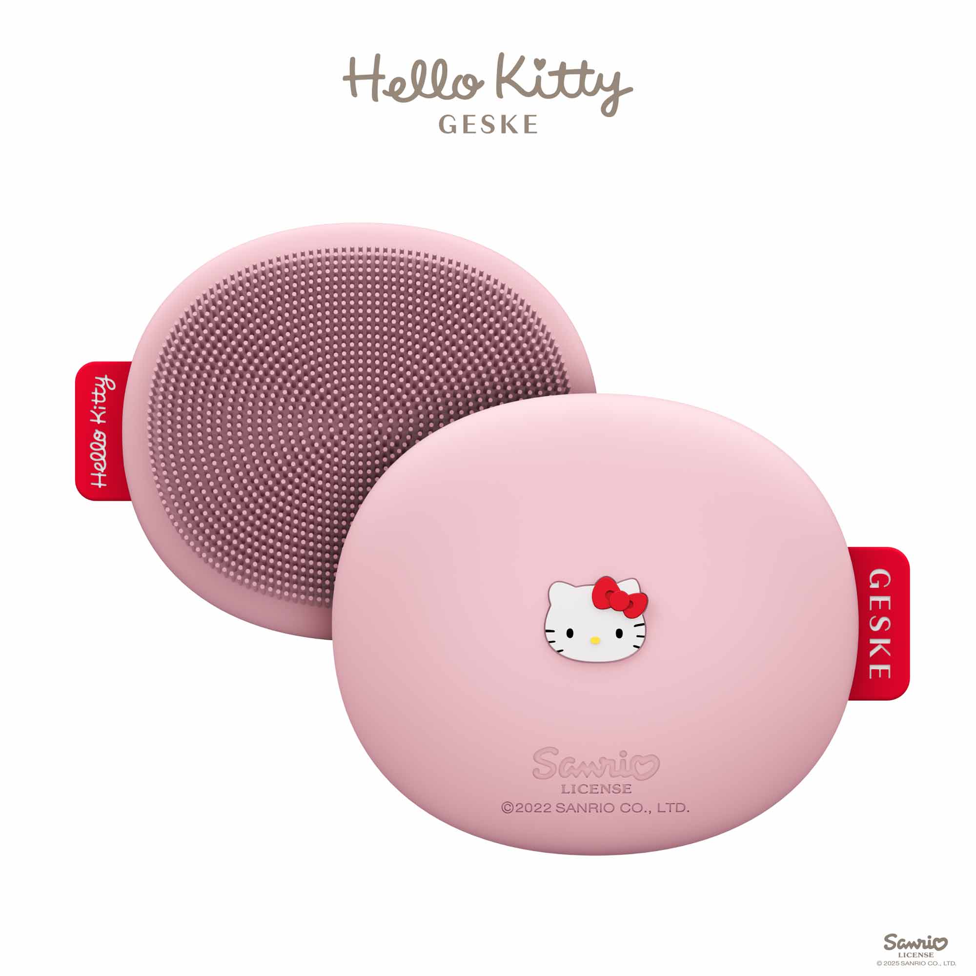 Facial Brush - 4 em 1 - Hello Kitty Pink