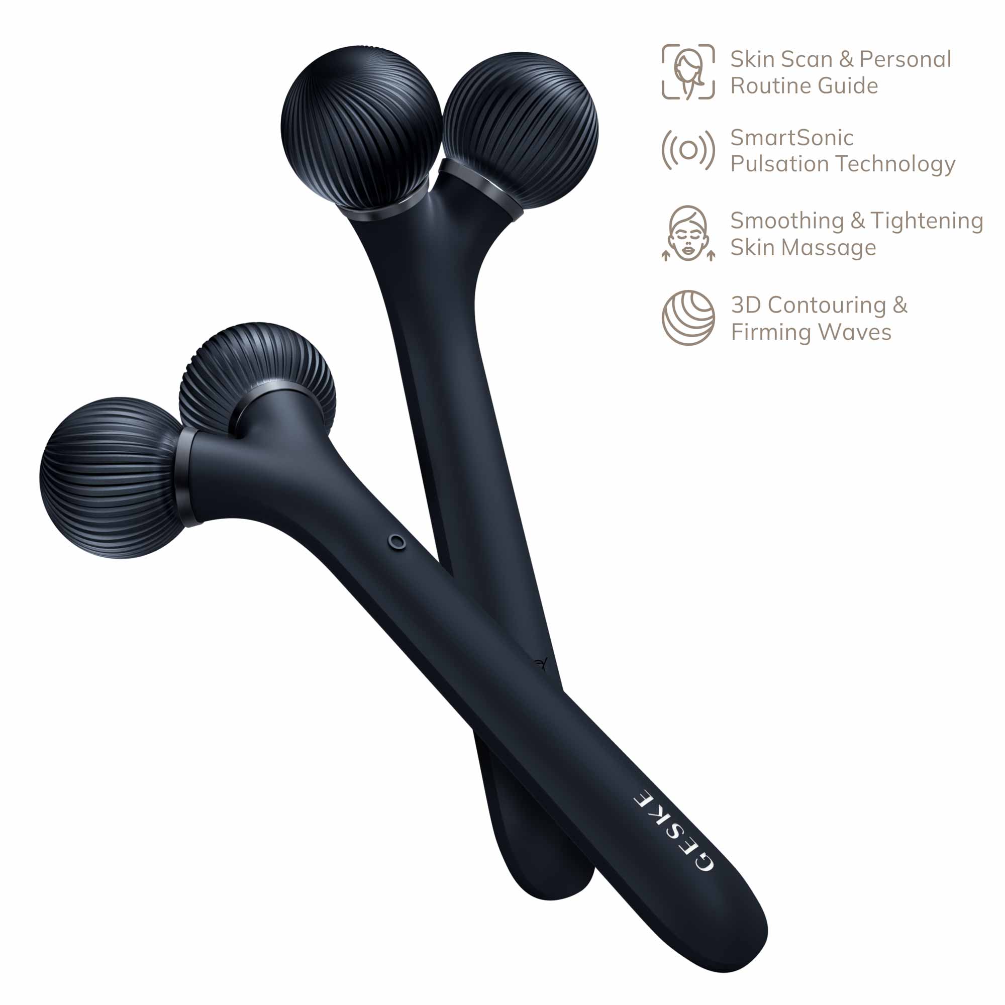 Sonic Facial Roller 4 em 1 Black