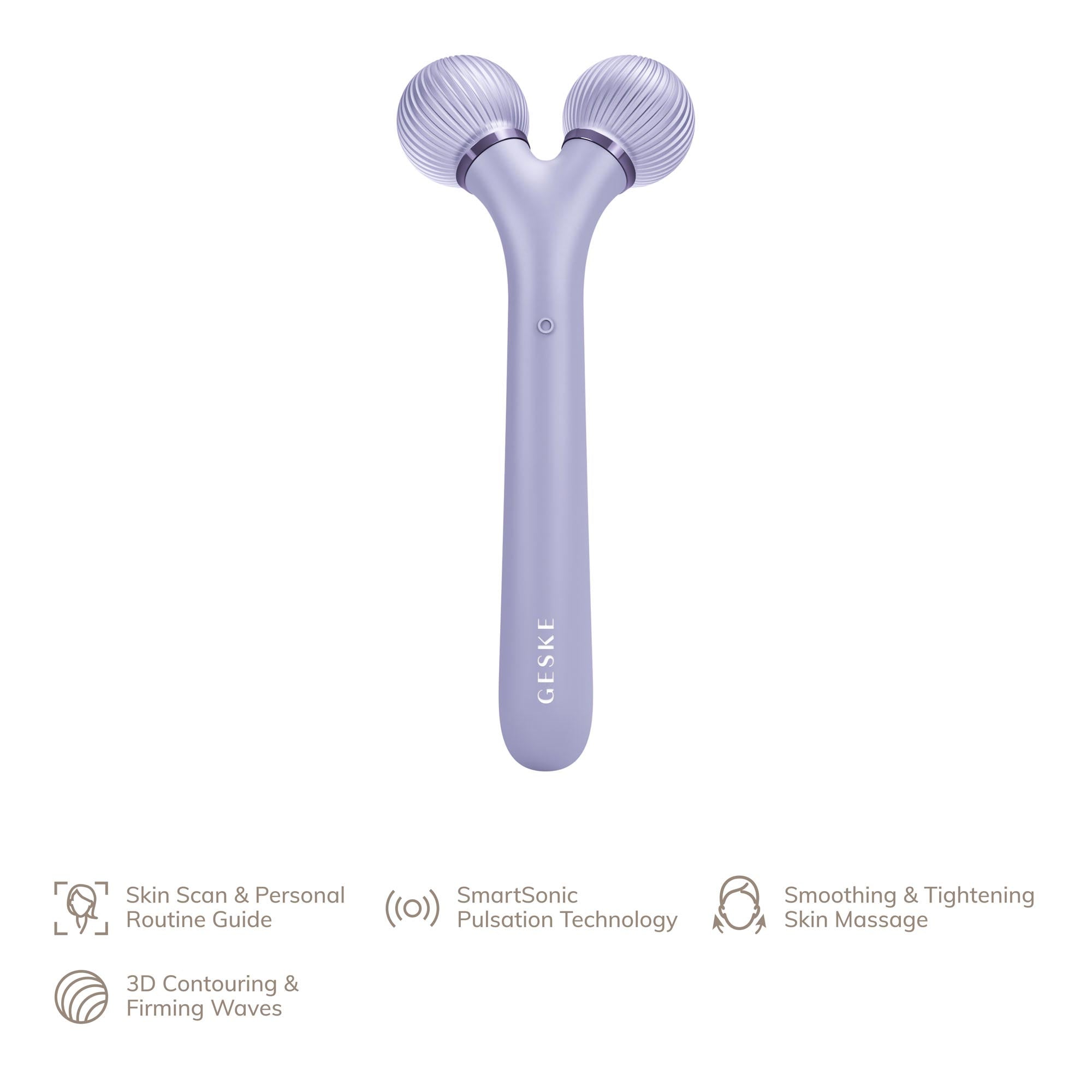 Sonic Facial Roller - 4 em 1 - Purple