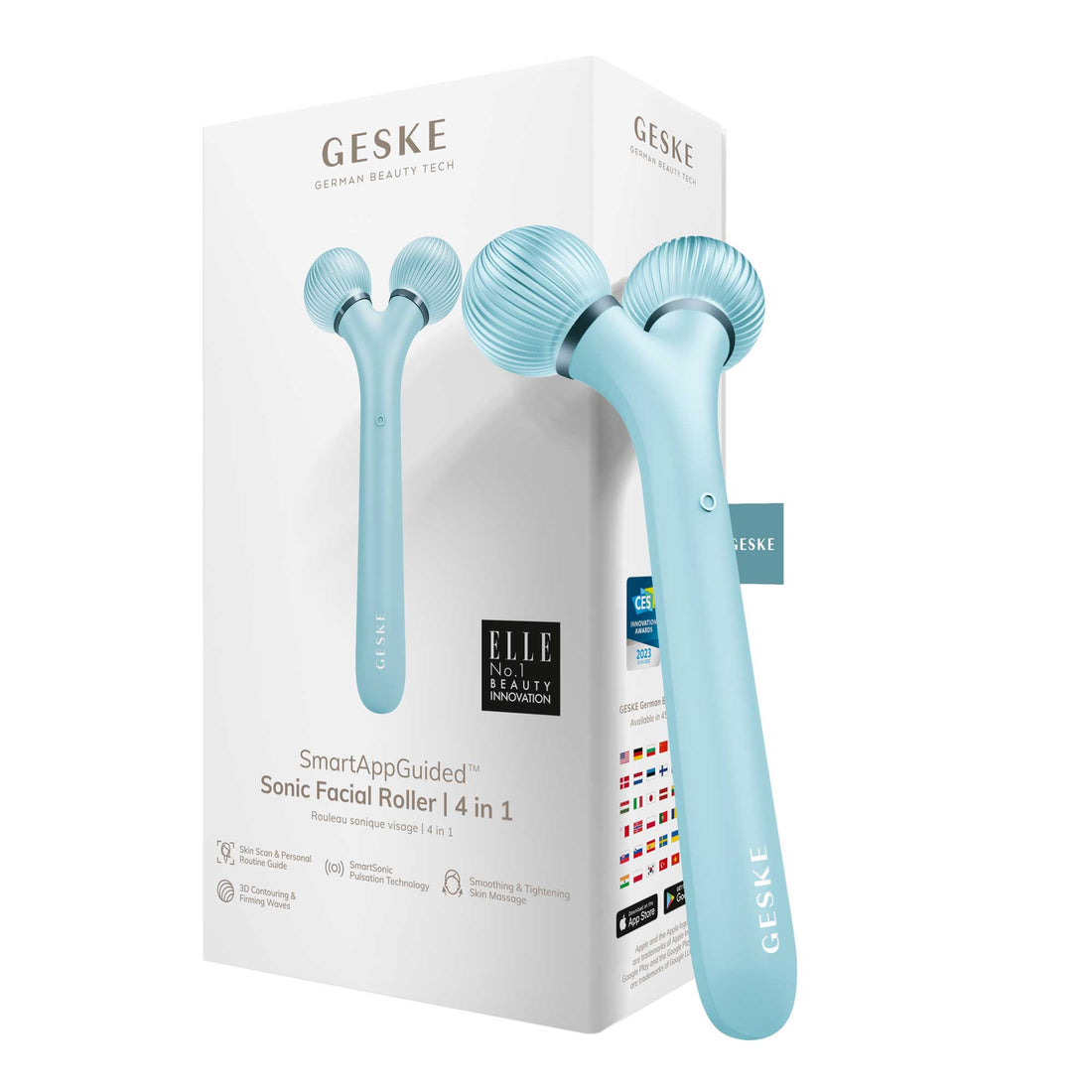 Sonic Facial Roller 4 em 1 Turquoise