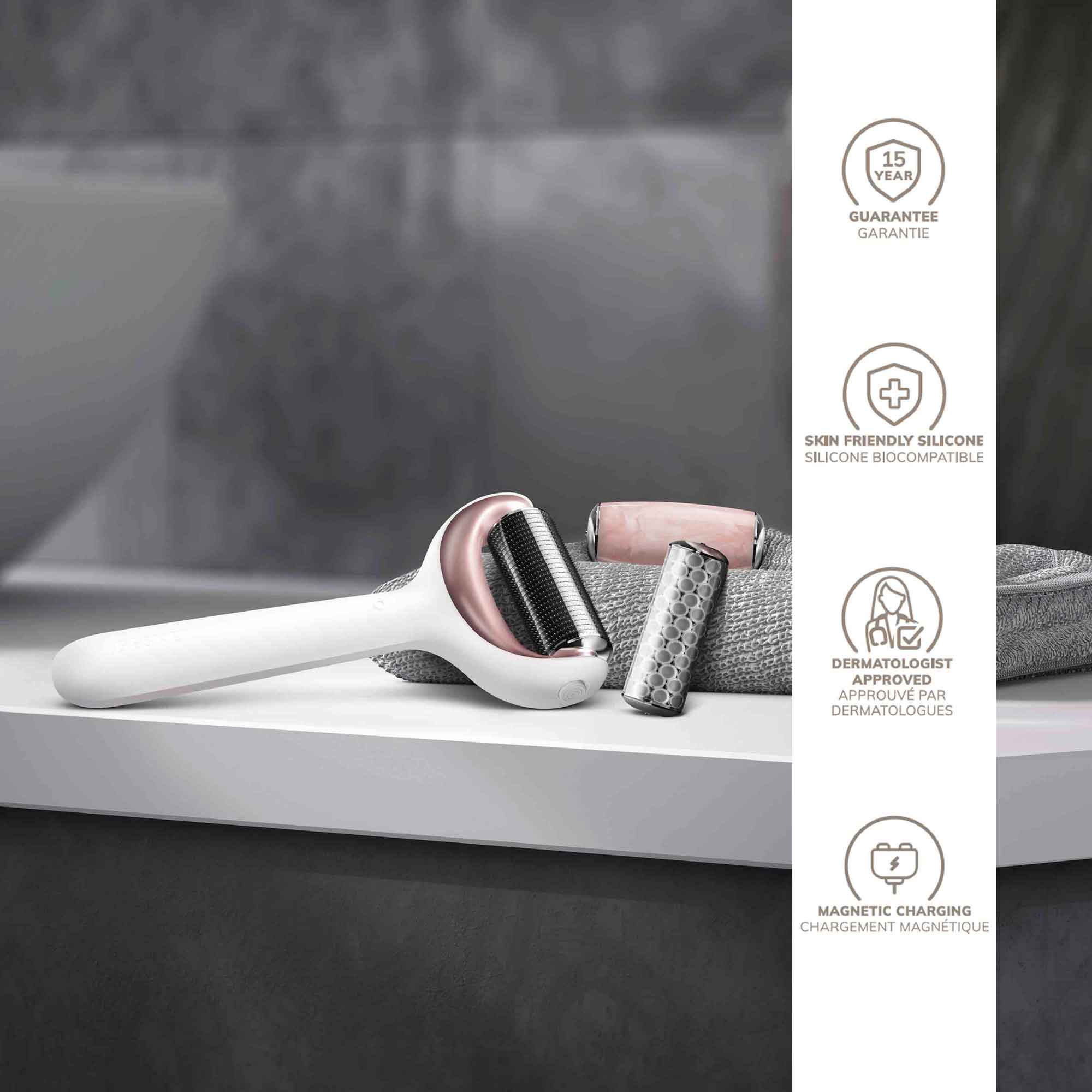 Rodillo facial y corporal con microagujas 9 en 1 Starlight