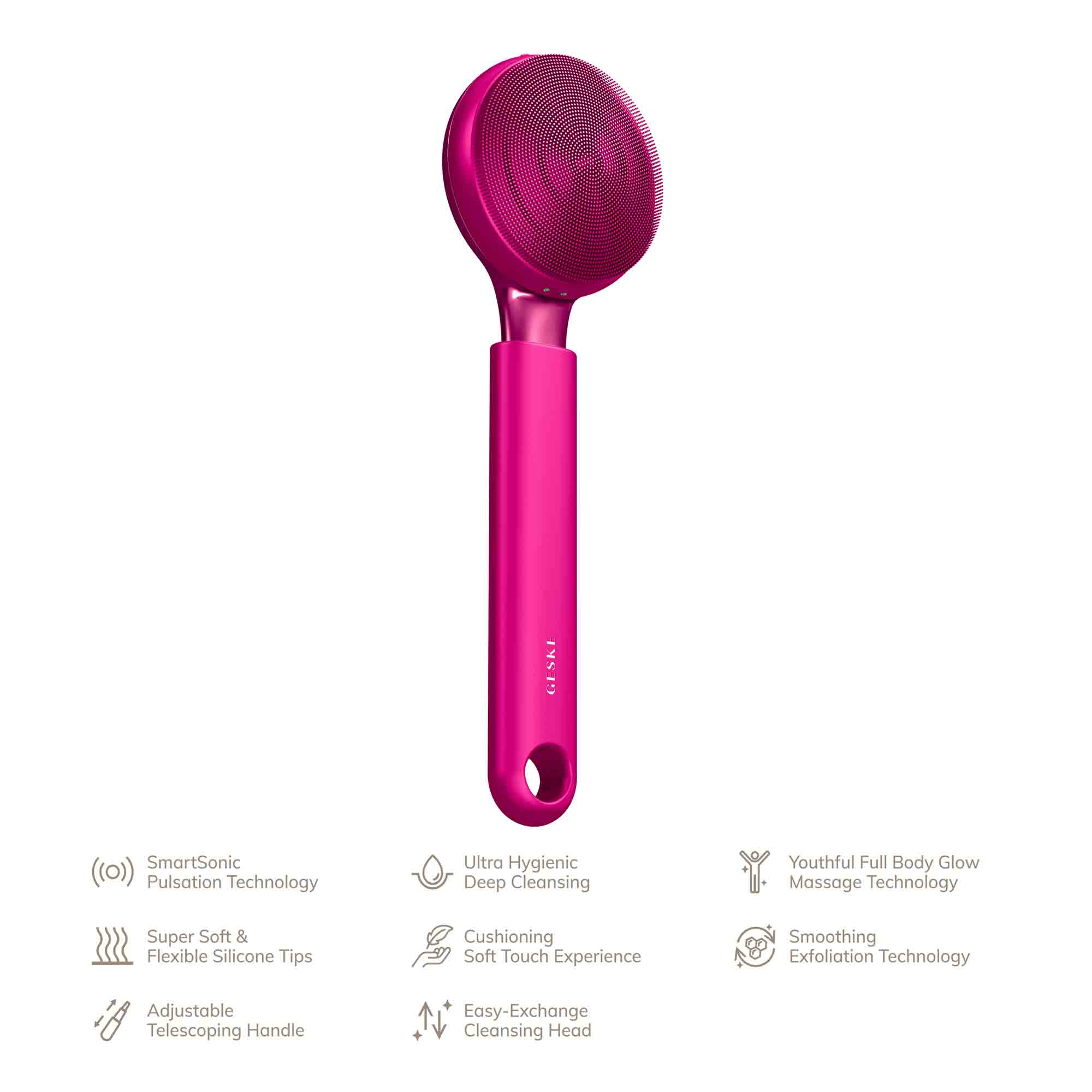 Sonic Full-Body Brush 8 em 1 Magenta