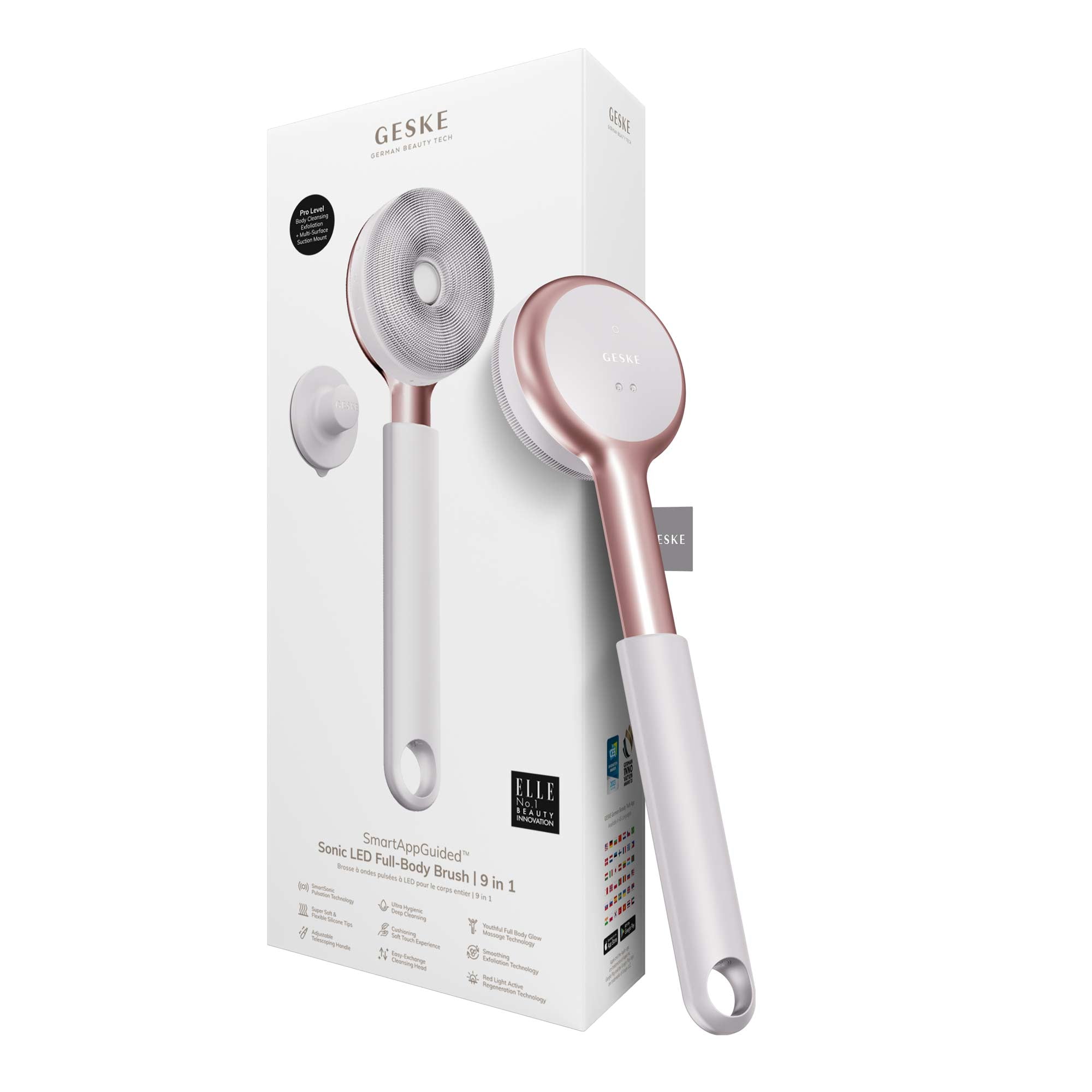 Sonic LED Full-Body Brush - 9 em 1 - Starlight