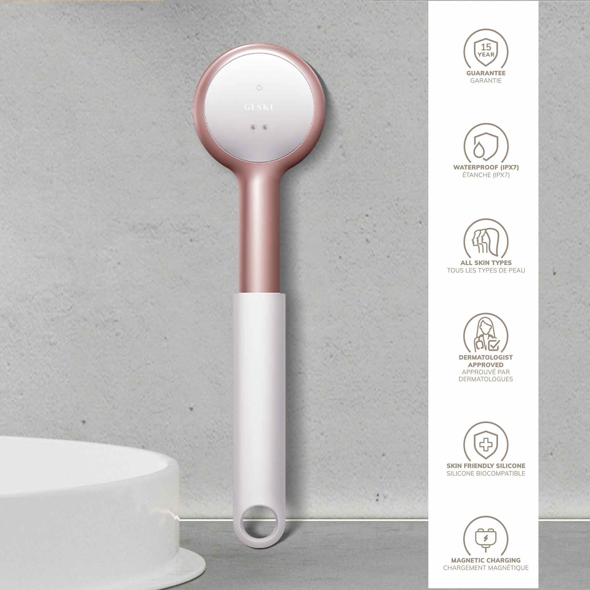 Sonic LED Full-Body Brush - 9 em 1 - Starlight