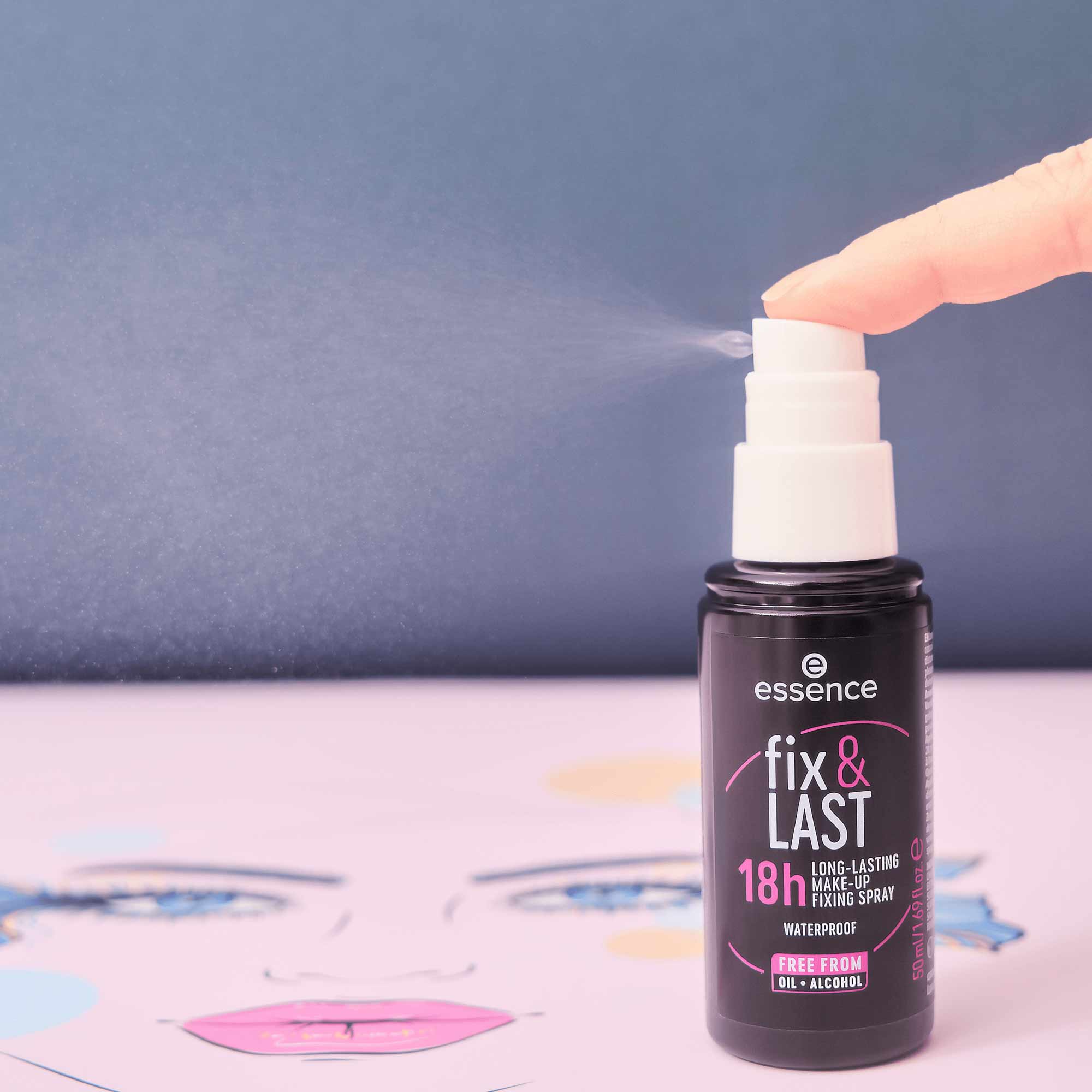 SPRAY FIXADOR DE MAQUILHAGEM fix &amp; LAST 18h