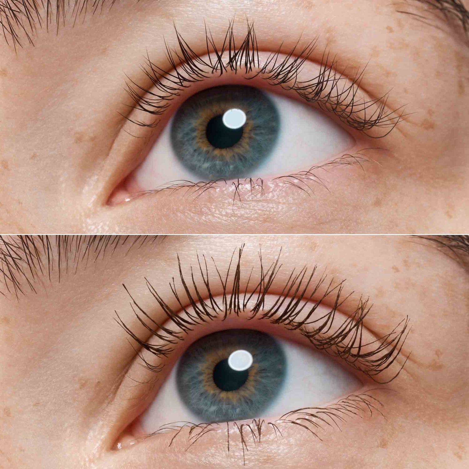 Máscara de volume castanha à prova de água Glam &amp; Doll