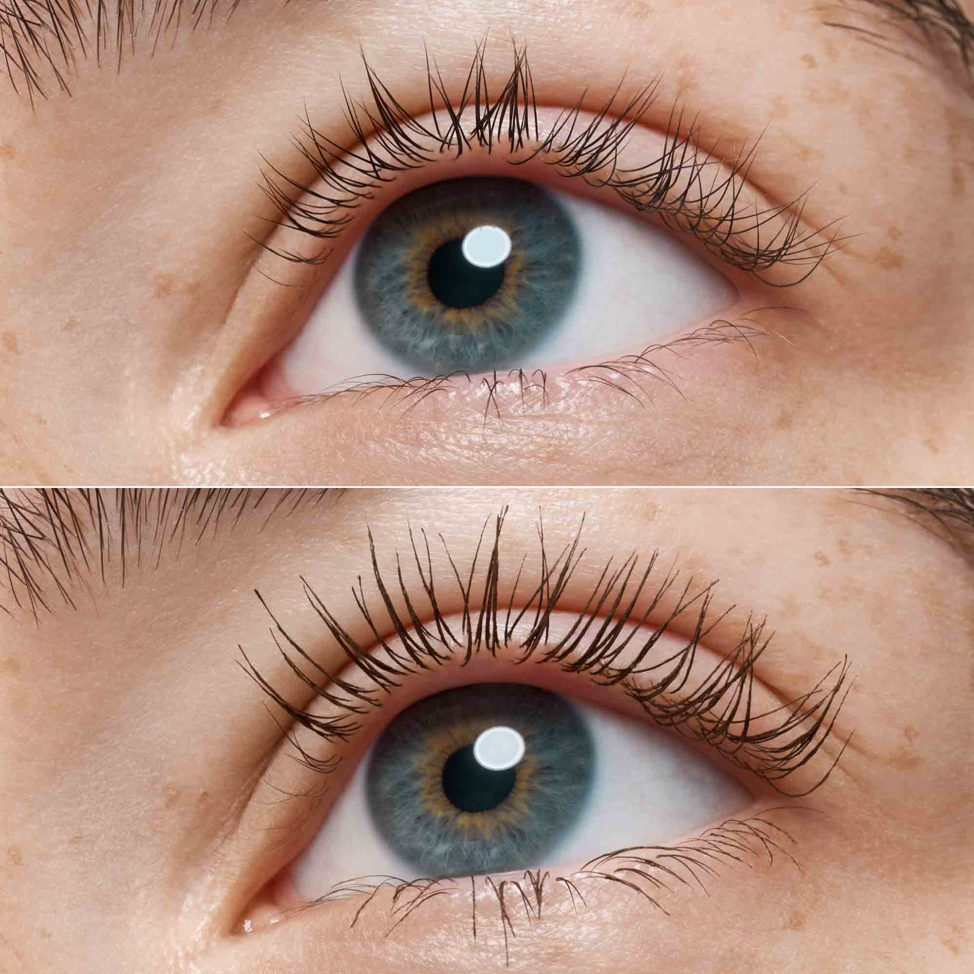 Máscara de volume castanha à prova de água Glam &amp; Doll