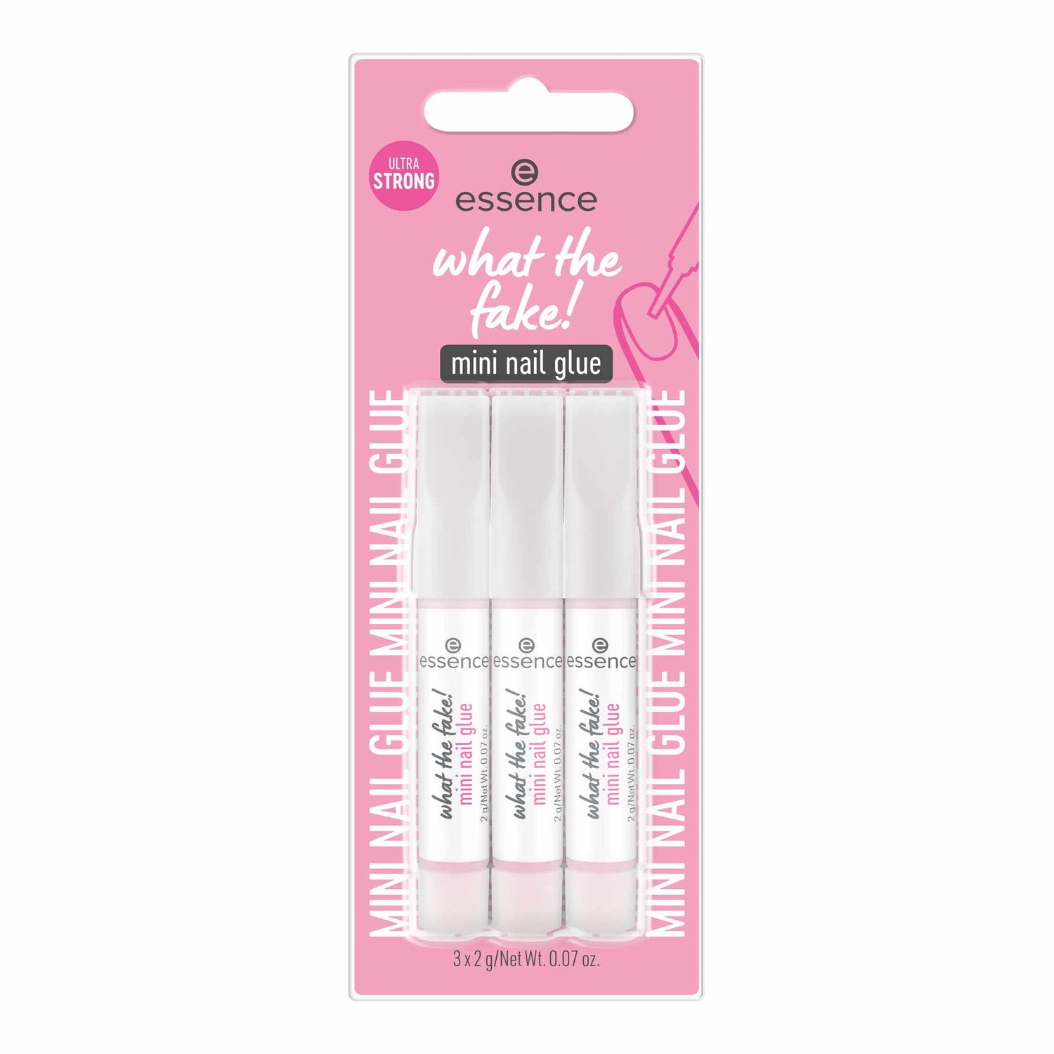 cola de unhas mini what the fake!