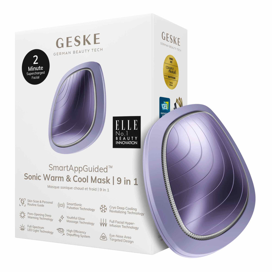 Sonic Warm &amp;amp; Cool Mask - 9 in 1 - Purple