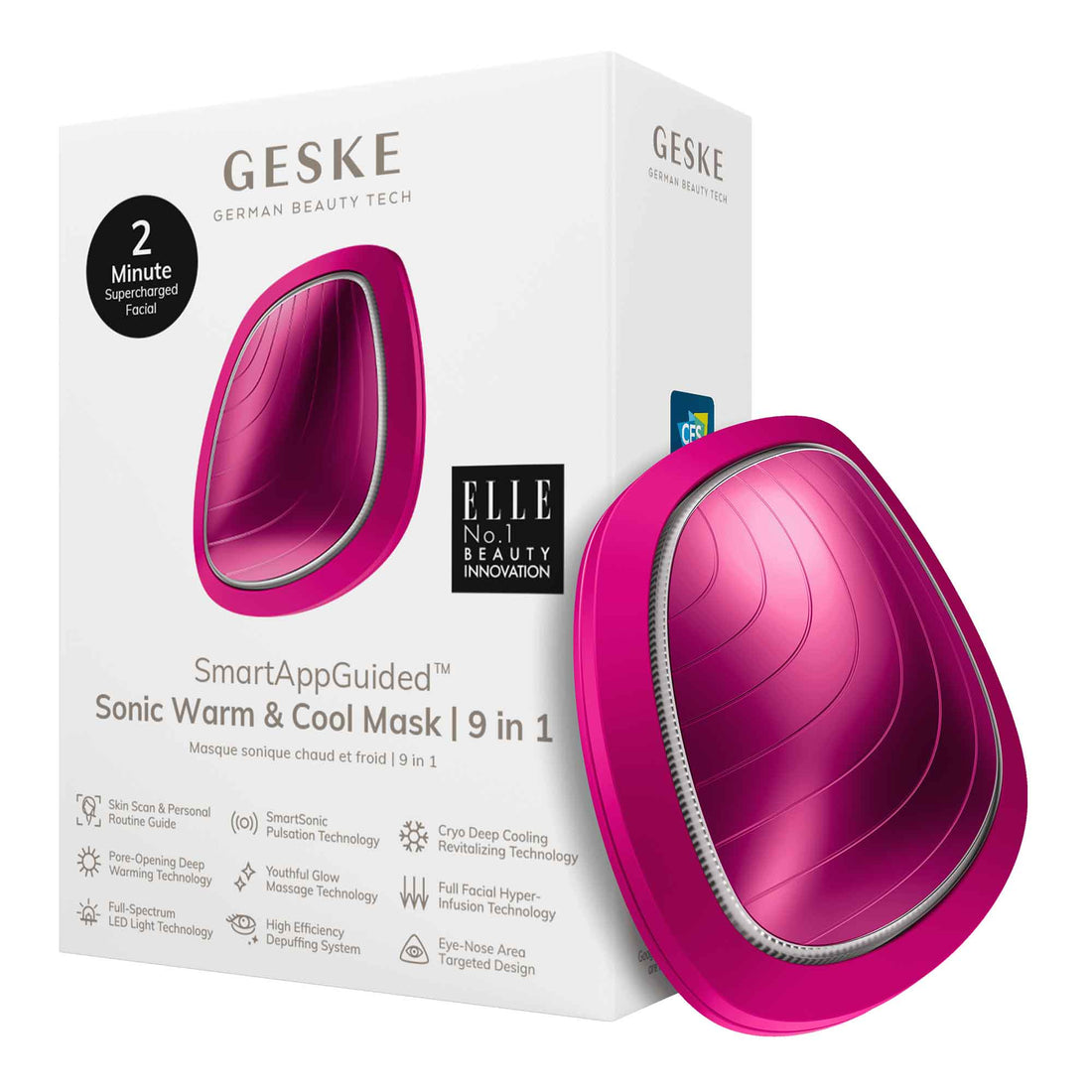 Sonic Warm &amp;amp; Cool Mask - 9 in 1 - Magenta