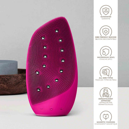 Sonic Thermo Facial Brush &amp; Face-Lifter - 8 em 1 - Magenta