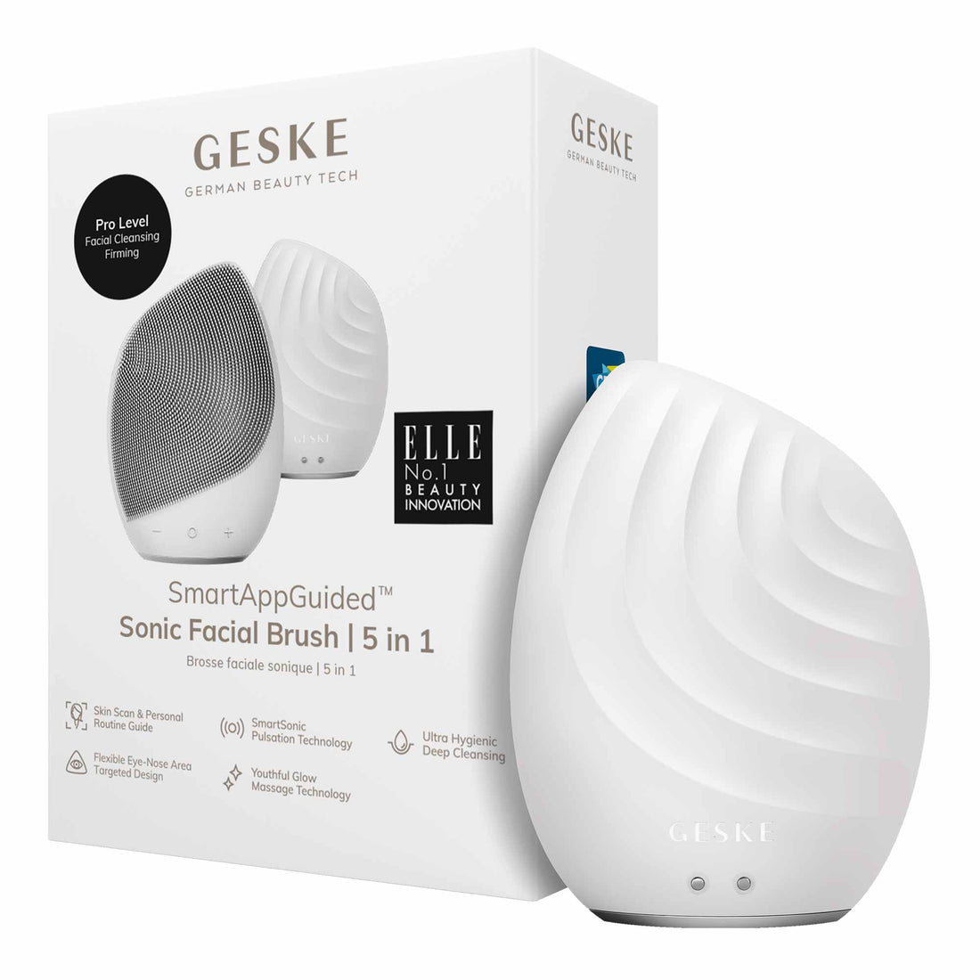 Sonic Facial Brush 5 in 1 White
