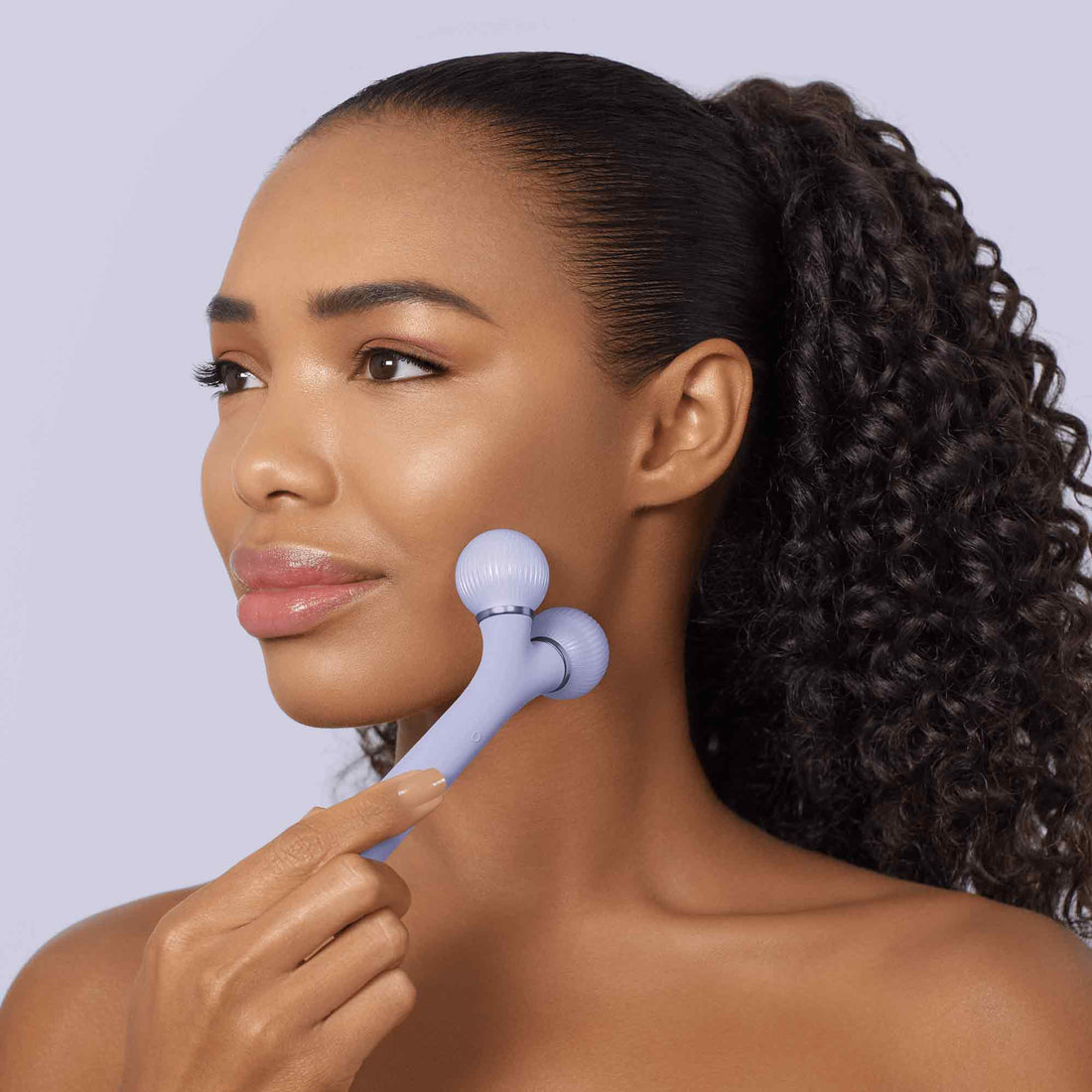 Sonic Facial Roller - 4 in 1 - Purple