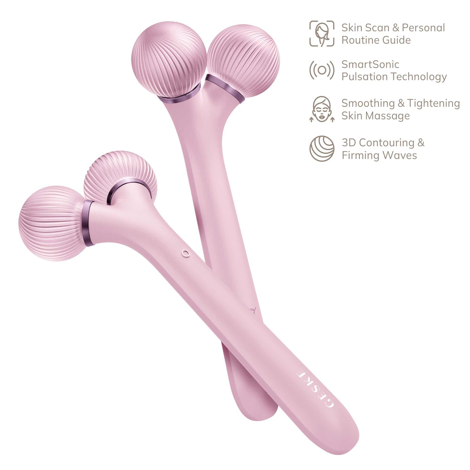 Sonic Facial Roller 4 em 1 Pink