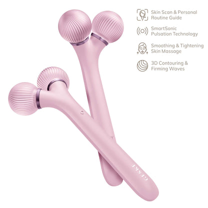 Sonic Facial Roller 4 em 1 Pink
