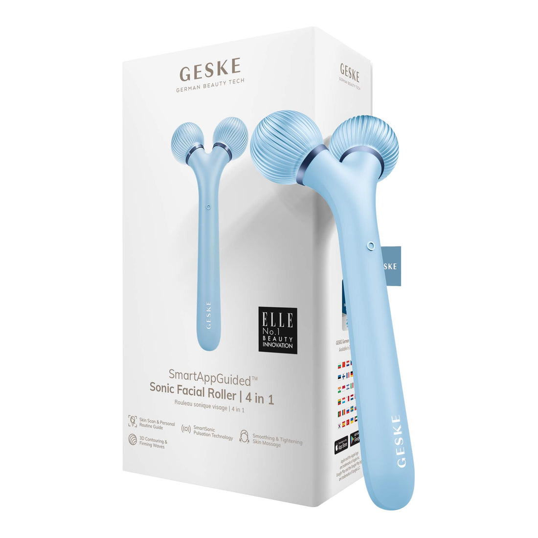 Sonic Facial Roller 4 in 1 Aquamarine