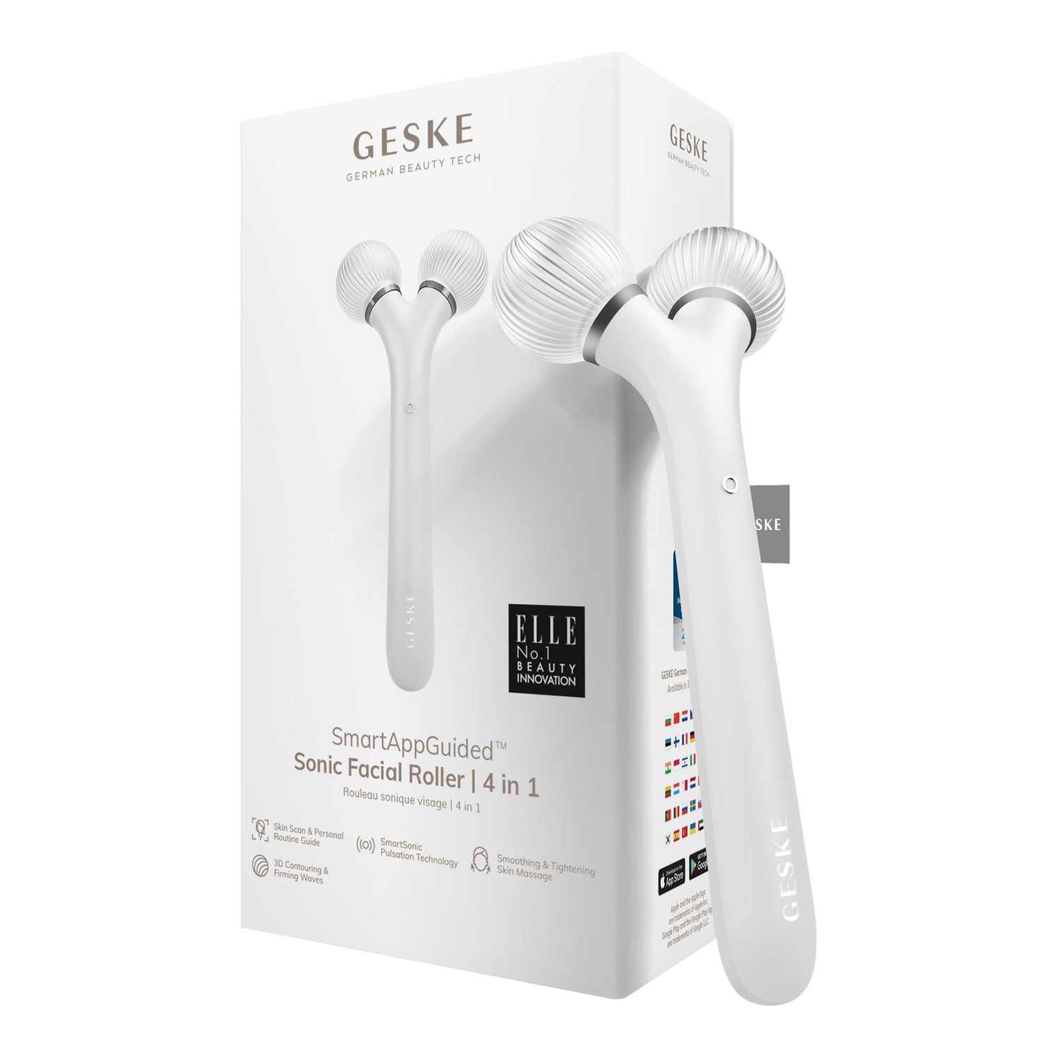 Sonic Facial Roller 4 em 1 White