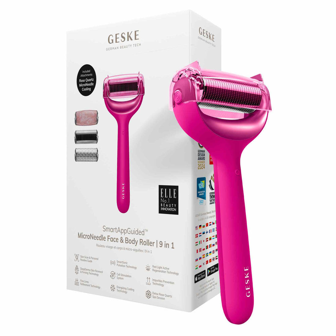 MicroNeedle Face & Body Roller 9 em 1 Magen