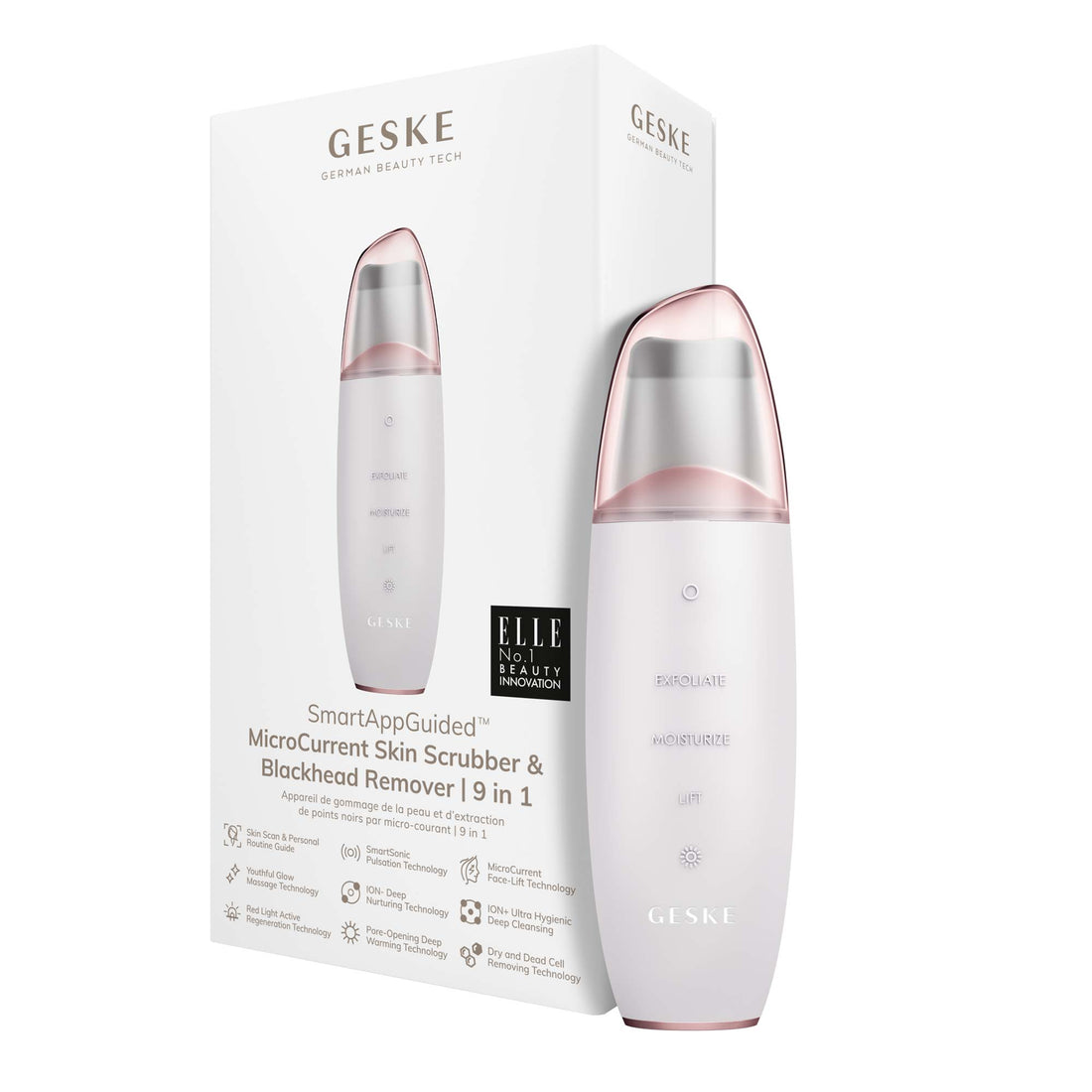 MicroCurrent Skin Scrubber &amp;amp; Blackhead Remover - 9 in 1 - Starlight