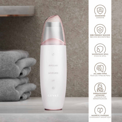 MicroCurrent Skin Scrubber &amp; Blackhead Remover - 9 em 1 - Starlight