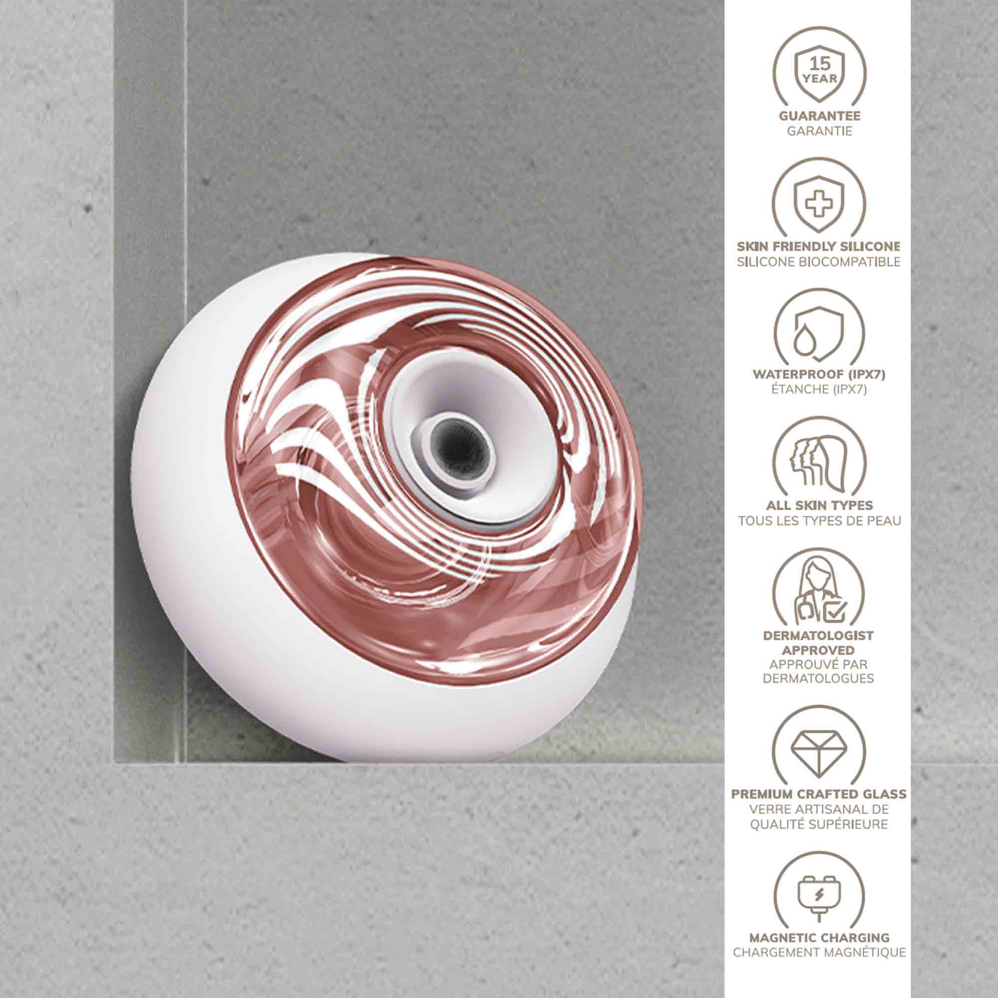 Sonic Cool &amp; Warm Face and Body Massager - 9 em 1 - Starlight