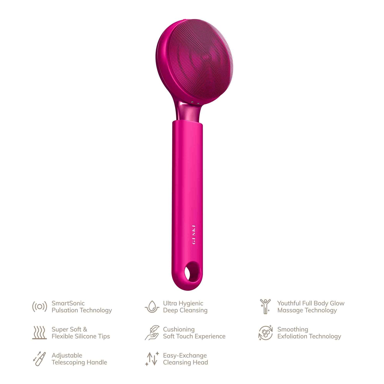 Sonic Full-Body Brush 8 em 1 Magenta