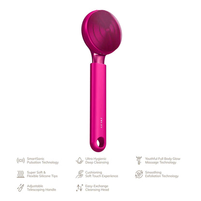 Sonic Full-Body Brush 8 em 1 Magenta
