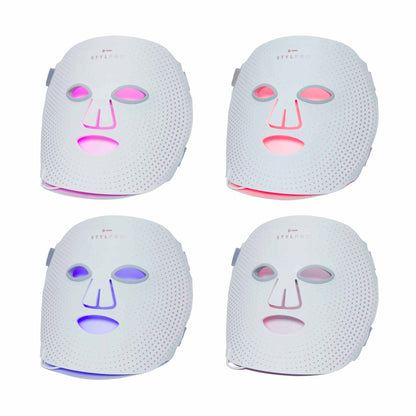 Máscara facial LED de longitud de onda StylPro con luz roja y azul