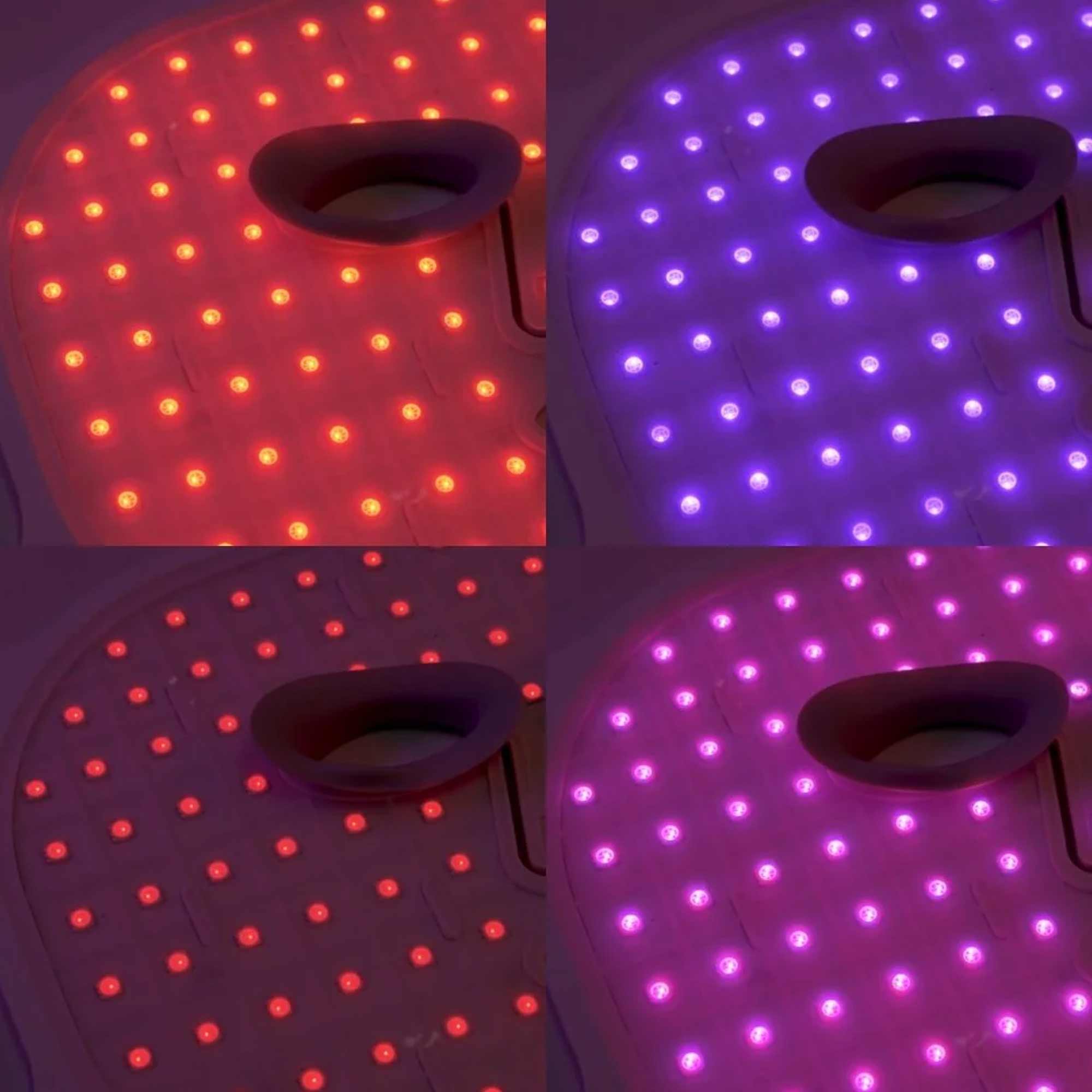 Máscara facial LED de longitud de onda StylPro con luz roja y azul