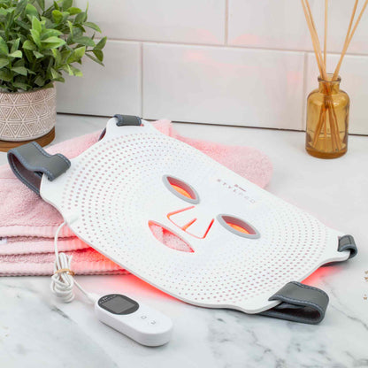 Máscara facial LED de longitud de onda StylPro con luz roja y azul